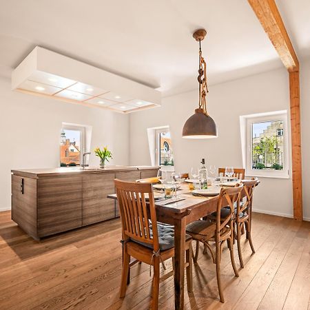 Ferienwohnung Insel-Loft - Maisonette Auf Der Insel, Exklusiv Mit Dachterrasse Lindau  Exterior foto