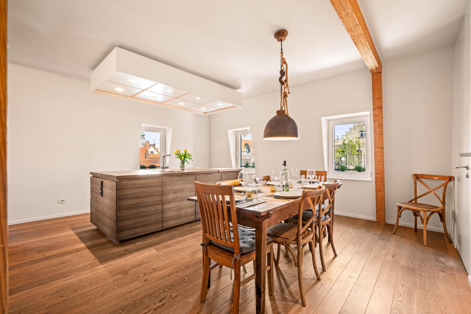 Ferienwohnung Insel-Loft - Maisonette Auf Der Insel, Exklusiv Mit Dachterrasse Lindau  Exterior foto